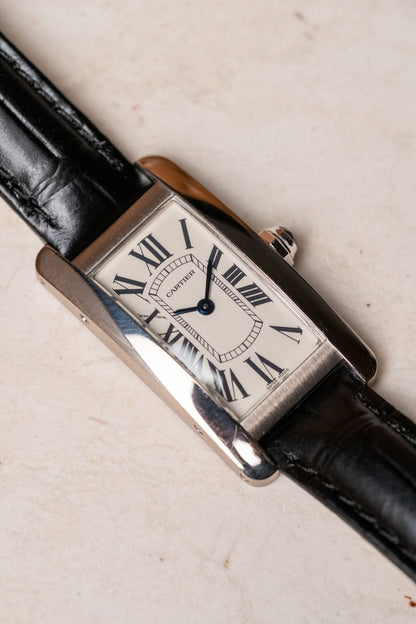 2018 Cartier Tank Américaine White Gold Ref. W2601956 - Wristory