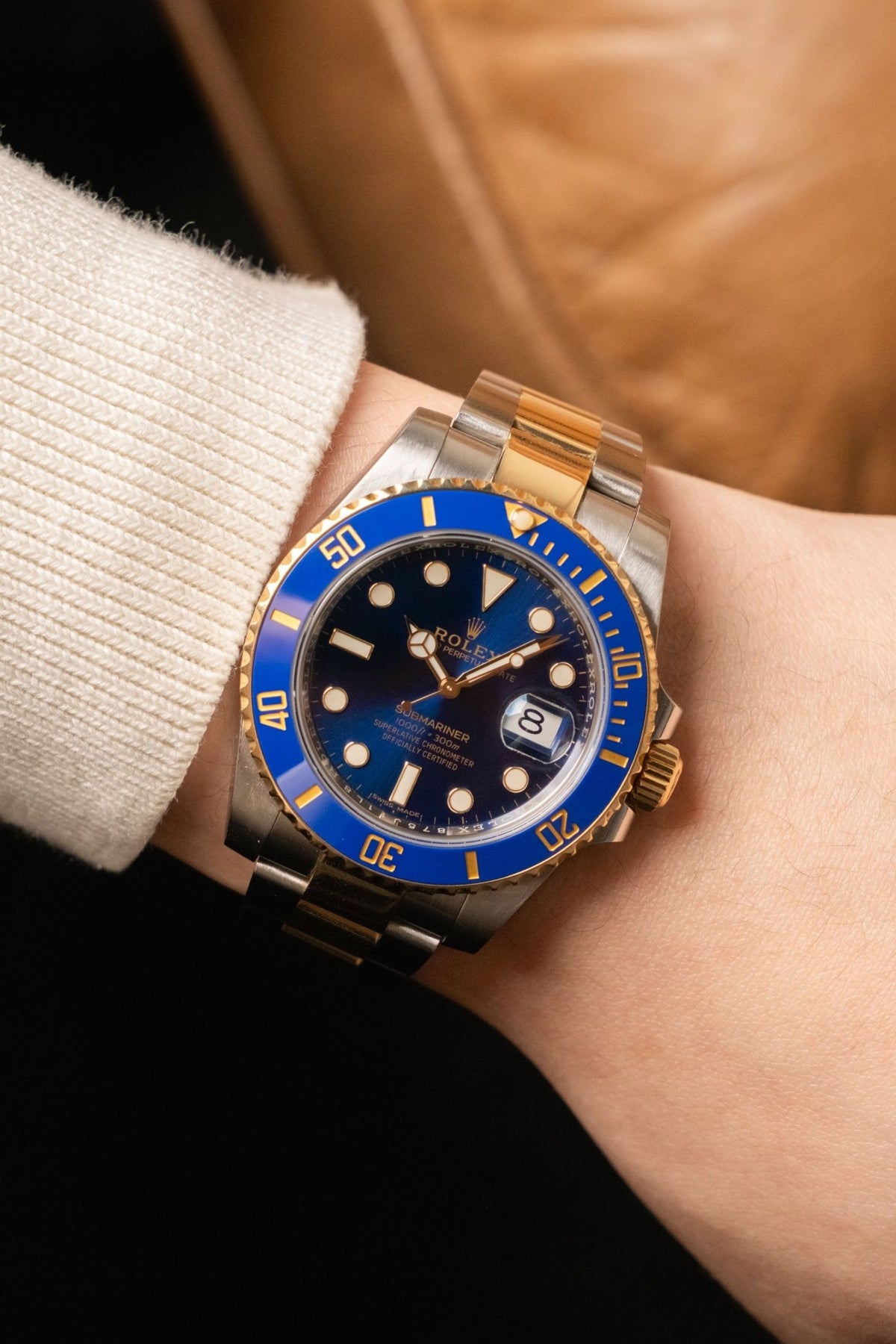 2018 Rolex Submariner Bluesy Ref. 116613LB - Wristory