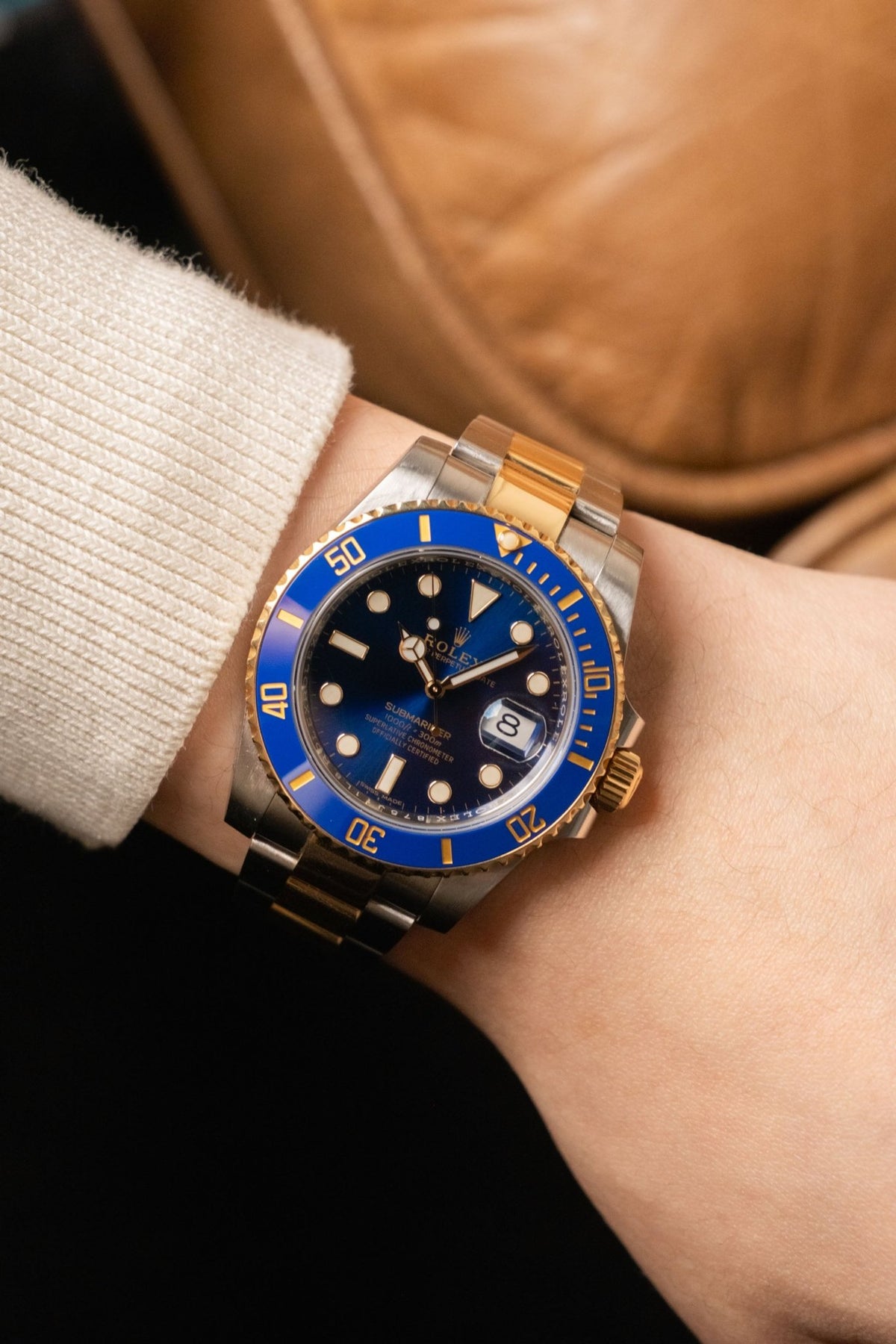 2018 Rolex Submariner Bluesy Ref. 116613LB - Wristory
