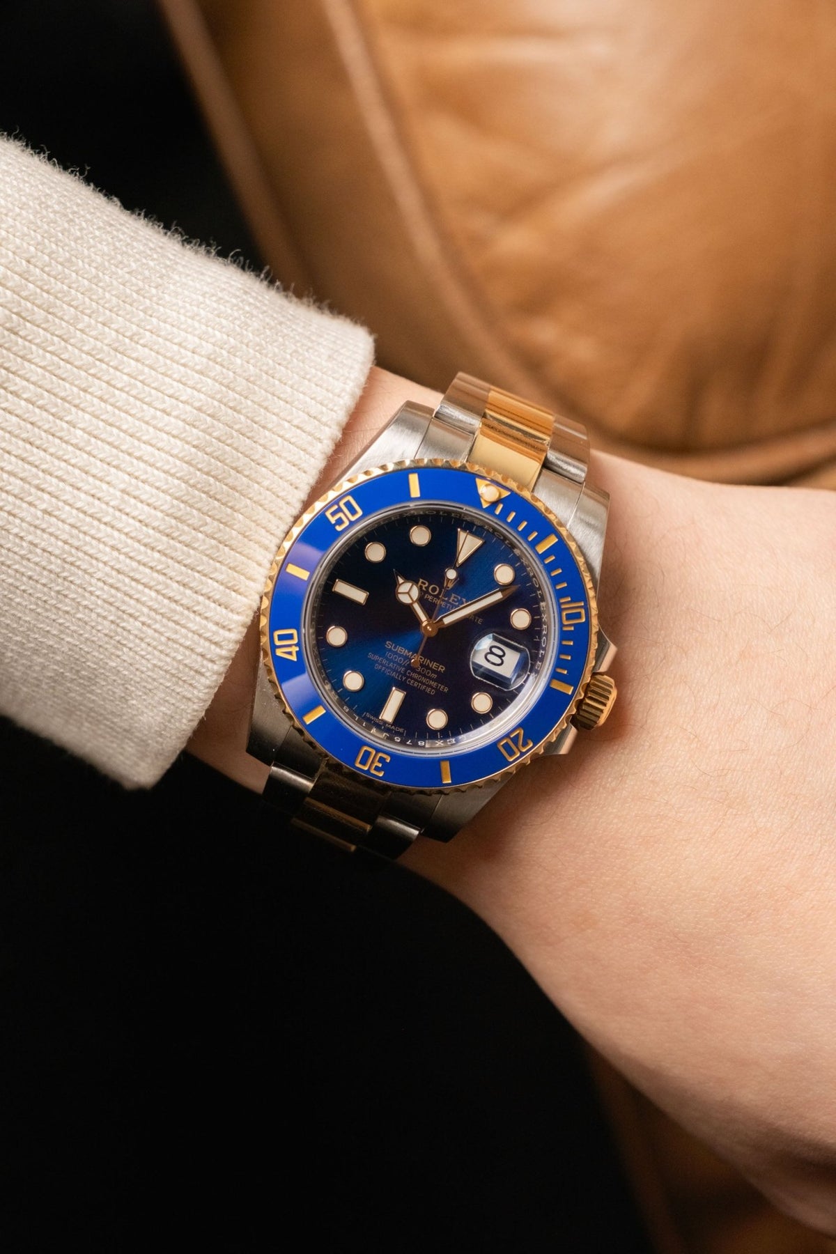 2018 Rolex Submariner Bluesy Ref. 116613LB - Wristory