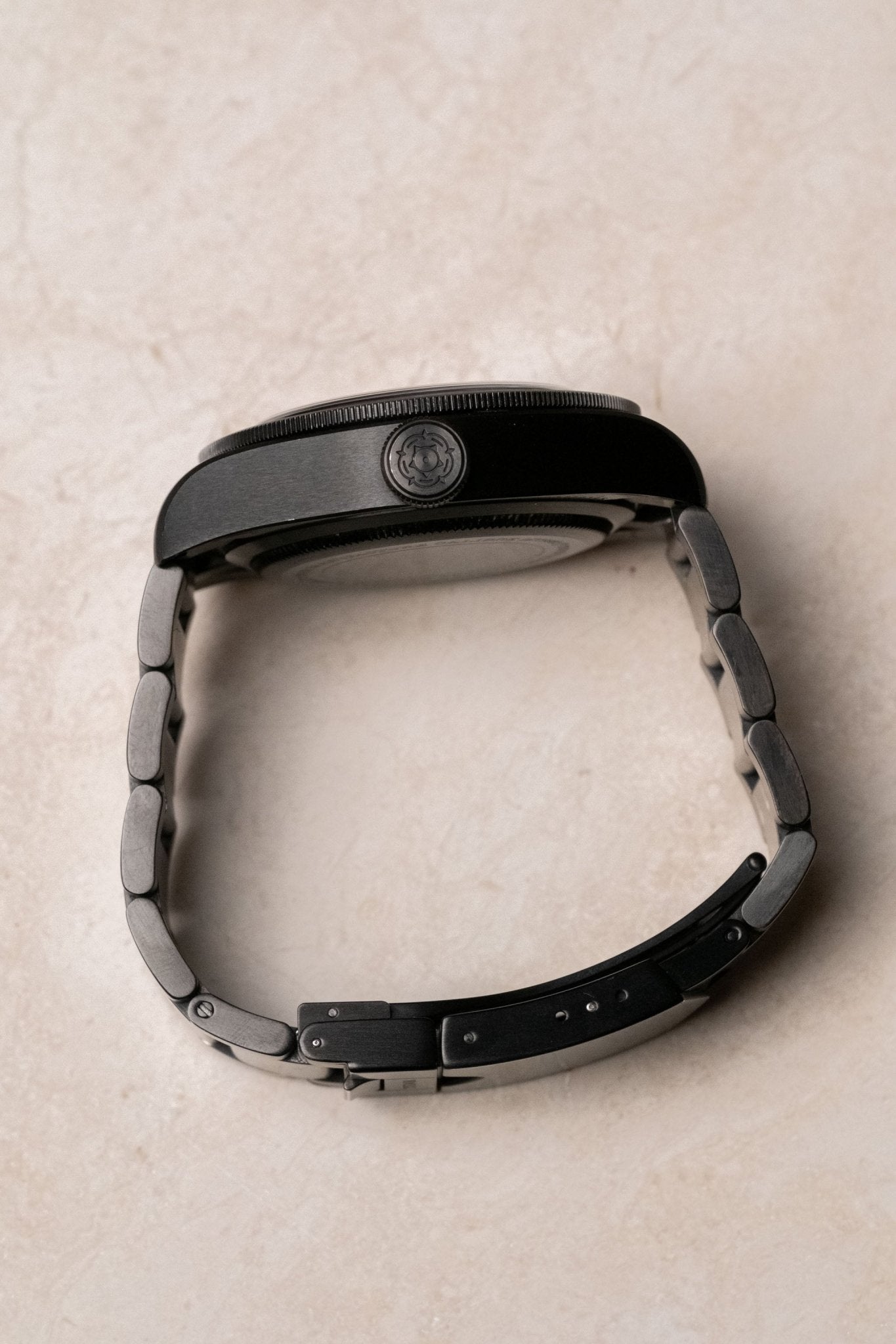 2018 Tudor Black Bay Steel Dark PVD Bracelet 79230DK case profile side view