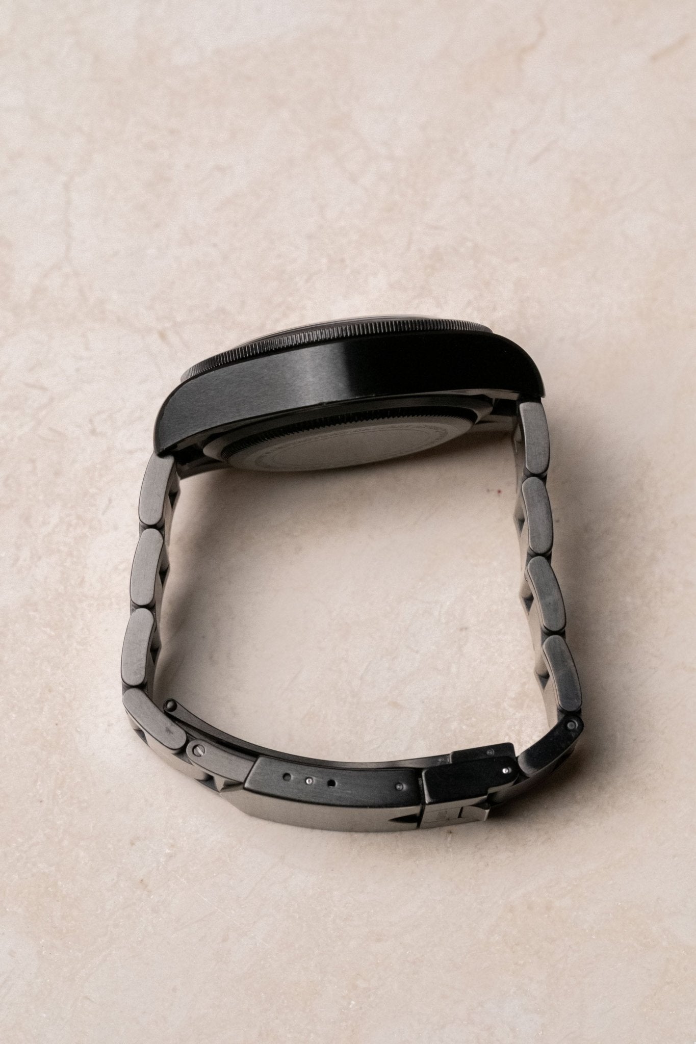 2018 Tudor Black Bay Steel Dark PVD Bracelet 79230DK case profile side view