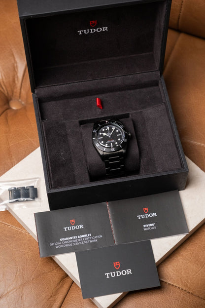 2018 Tudor Black Bay Steel Dark PVD Bracelet 79230DK full set box and papers