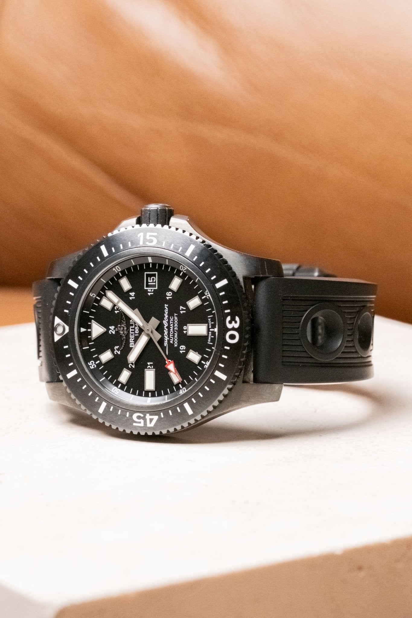 2019 Breitling Superocean 44mm Special Black Steel Case M1739313 pre-owned watch Wristory Melbourne