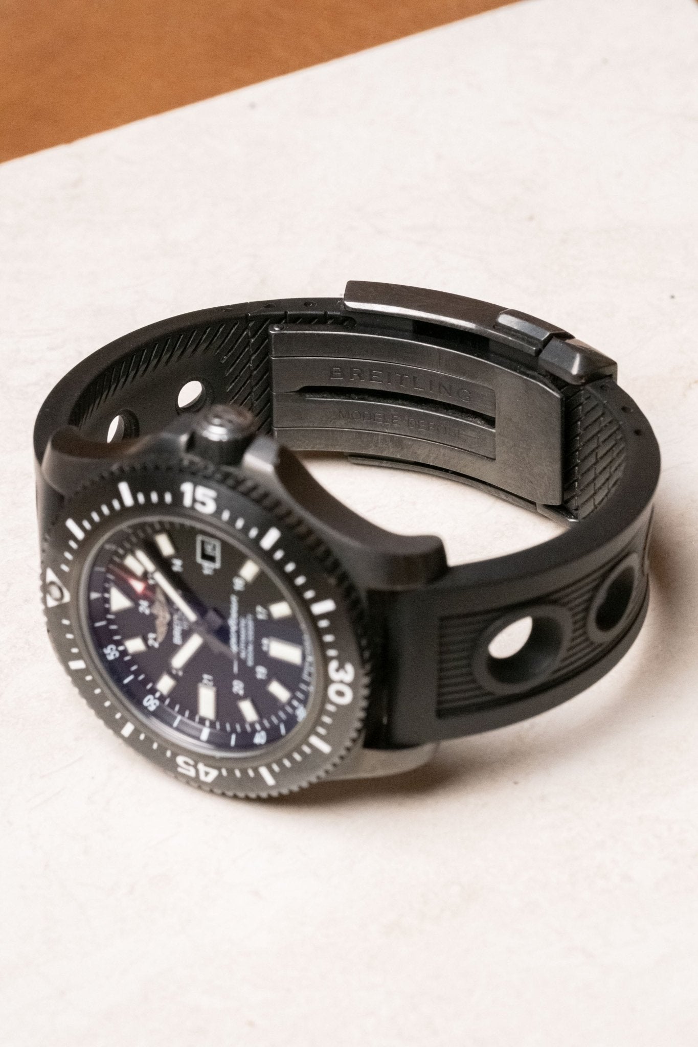 2019 Breitling Superocean 44mm Special Black Steel Case M1739313 Details