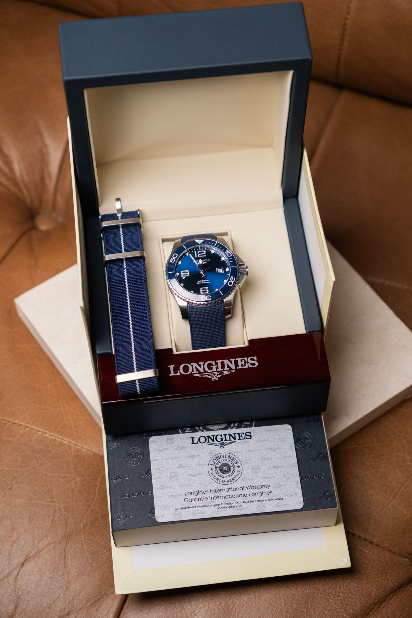 2019 Longines Hydroconquest Sunray Blue Dial Ref L3.782.4.96.9 - Wristory