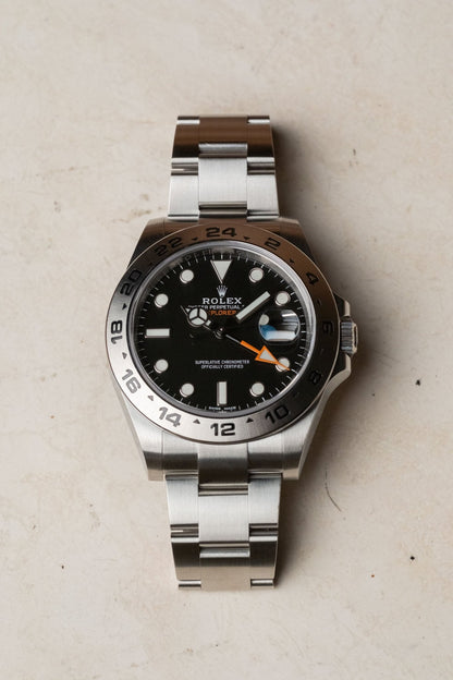 2019 Rolex Explorer II Black Dial Ref. 216570 - Wristory