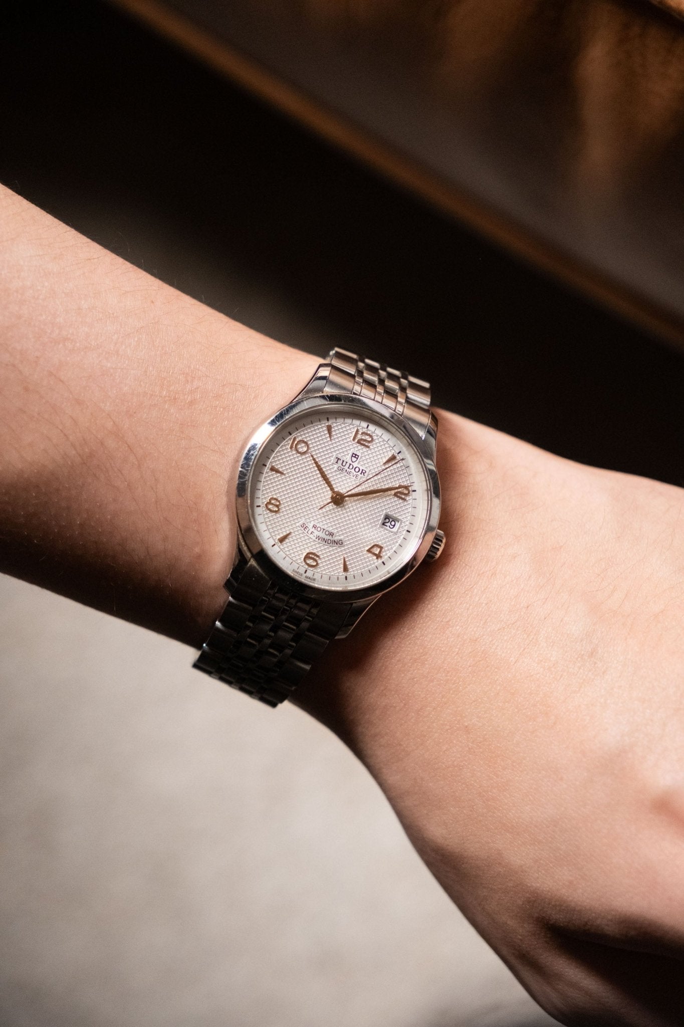 2019 Tudor 1926 Silver on Gold M91450-0001 Details