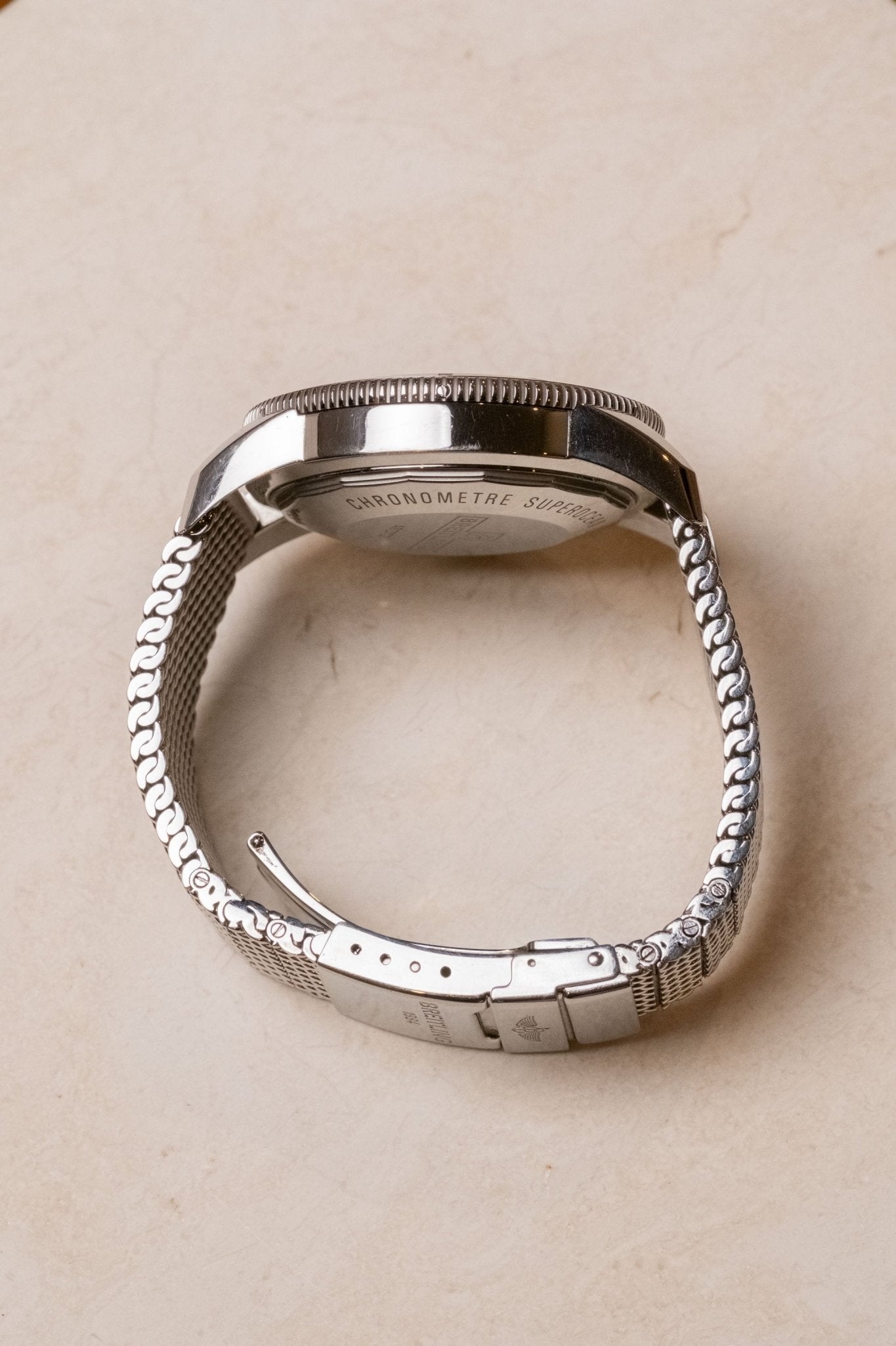 2020 Breitling Superocean Heritage II 46 case profile side view