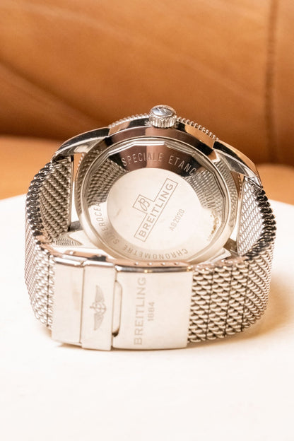 2020 Breitling Superocean Heritage II 46 caseback view