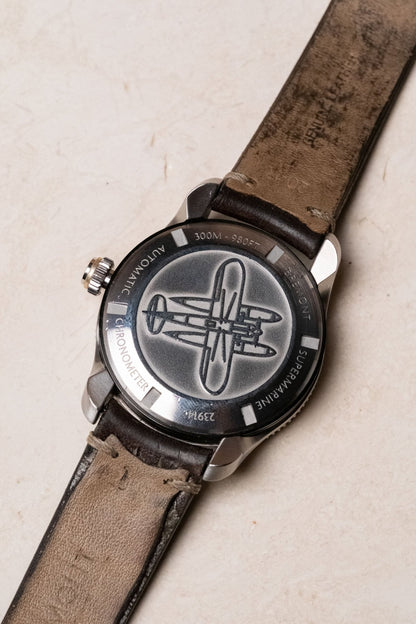 2020 Bremont Supermarine Type 300 S301-BK caseback view