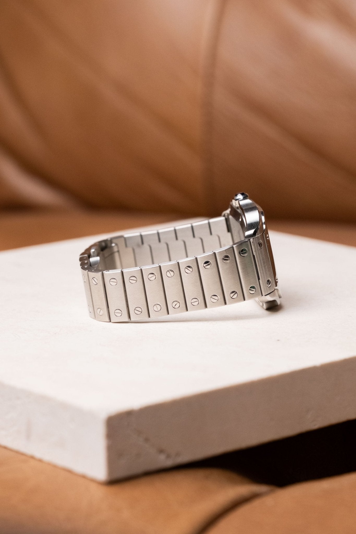 2020 Cartier Santos Medium White Dial Ref. WSSA0029 - Wristory