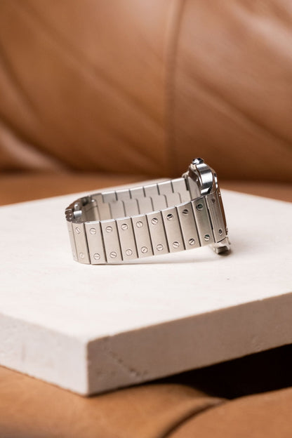 2020 Cartier Santos Medium White Dial Ref. WSSA0029 - Wristory