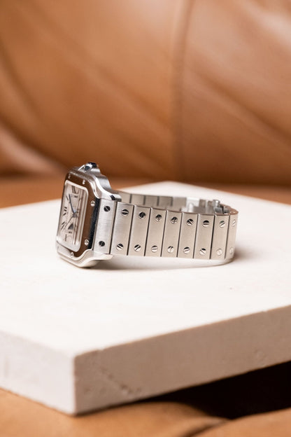 2020 Cartier Santos Medium White Dial Ref. WSSA0029 - Wristory