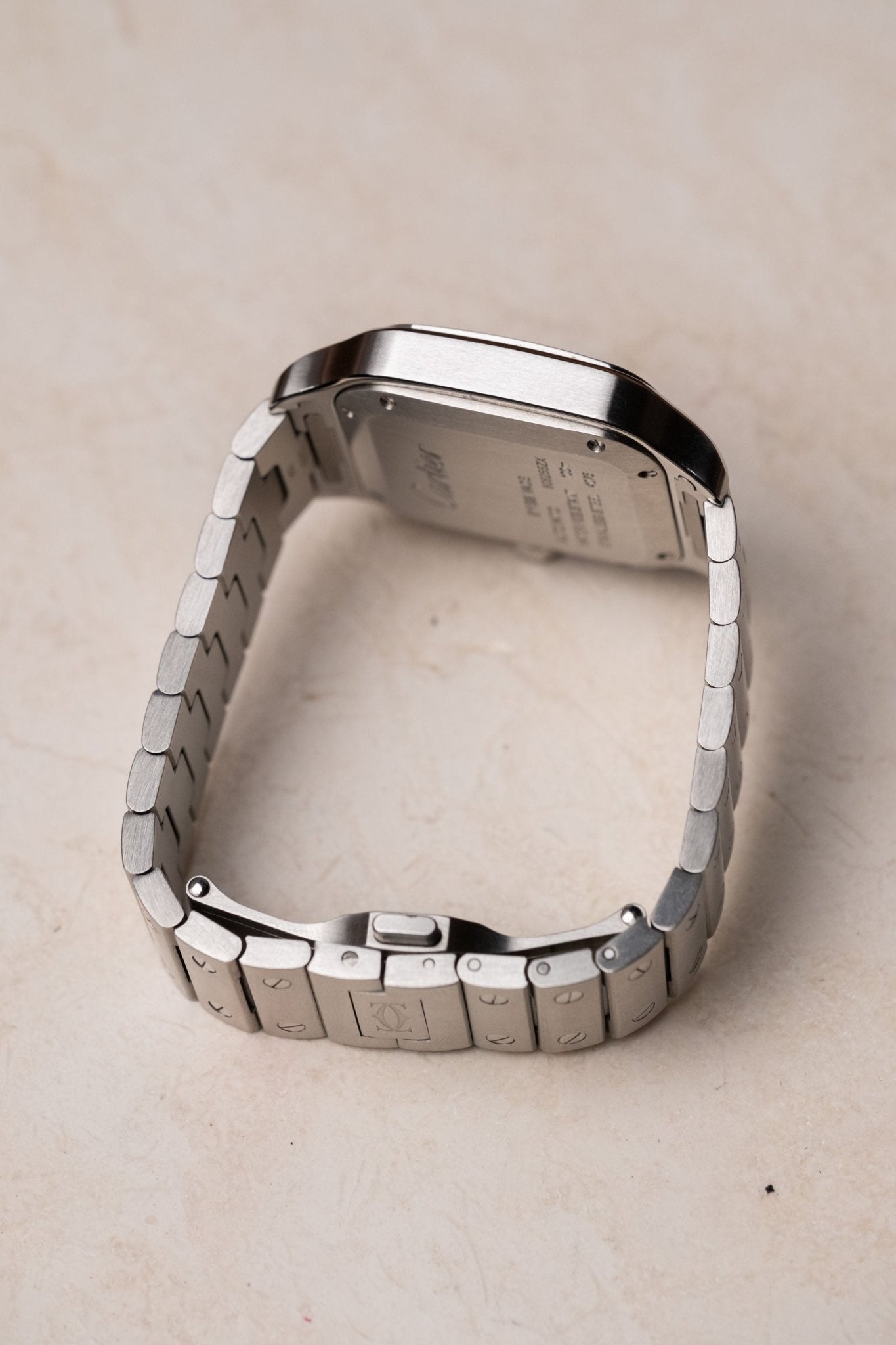 2020 Cartier Santos Medium White Dial Ref. WSSA0029 - Wristory