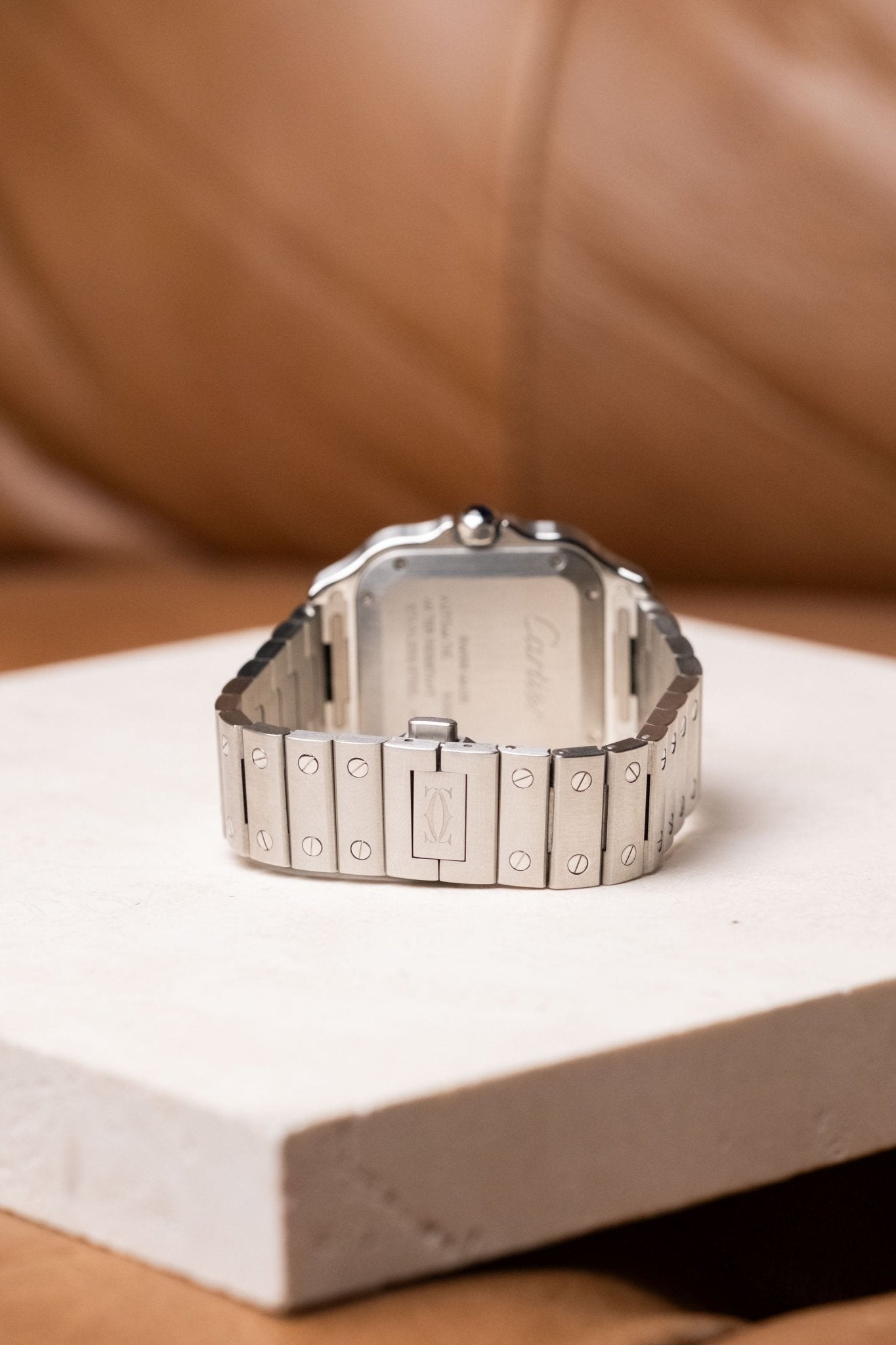 2020 Cartier Santos Medium White Dial Ref. WSSA0029 - Wristory