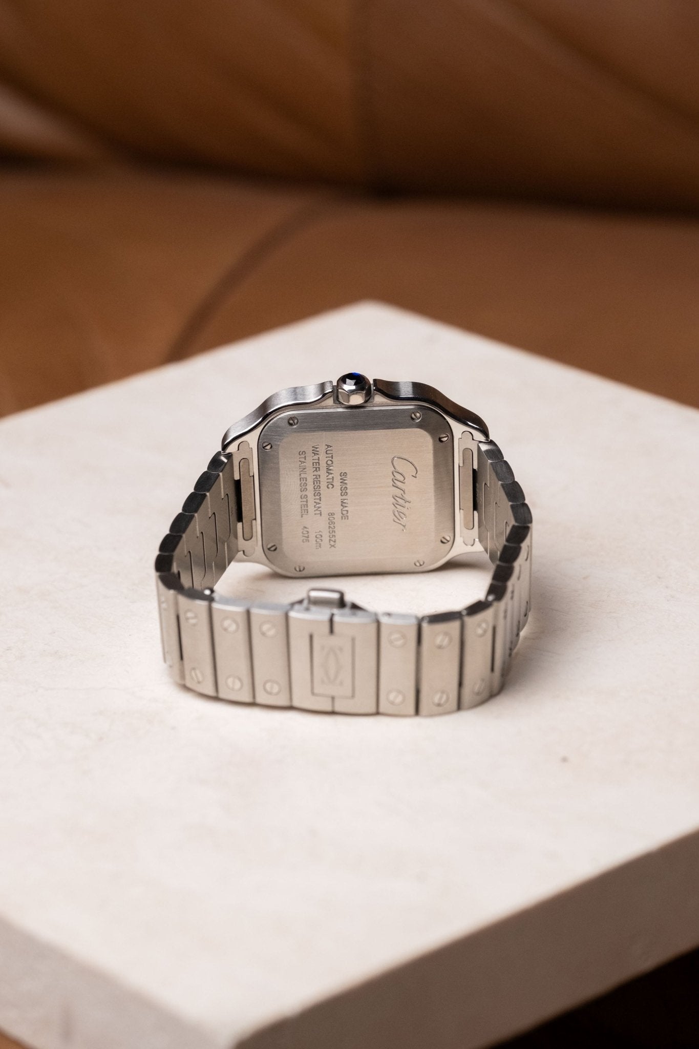 2020 Cartier Santos Medium White Dial Ref. WSSA0029 - Wristory