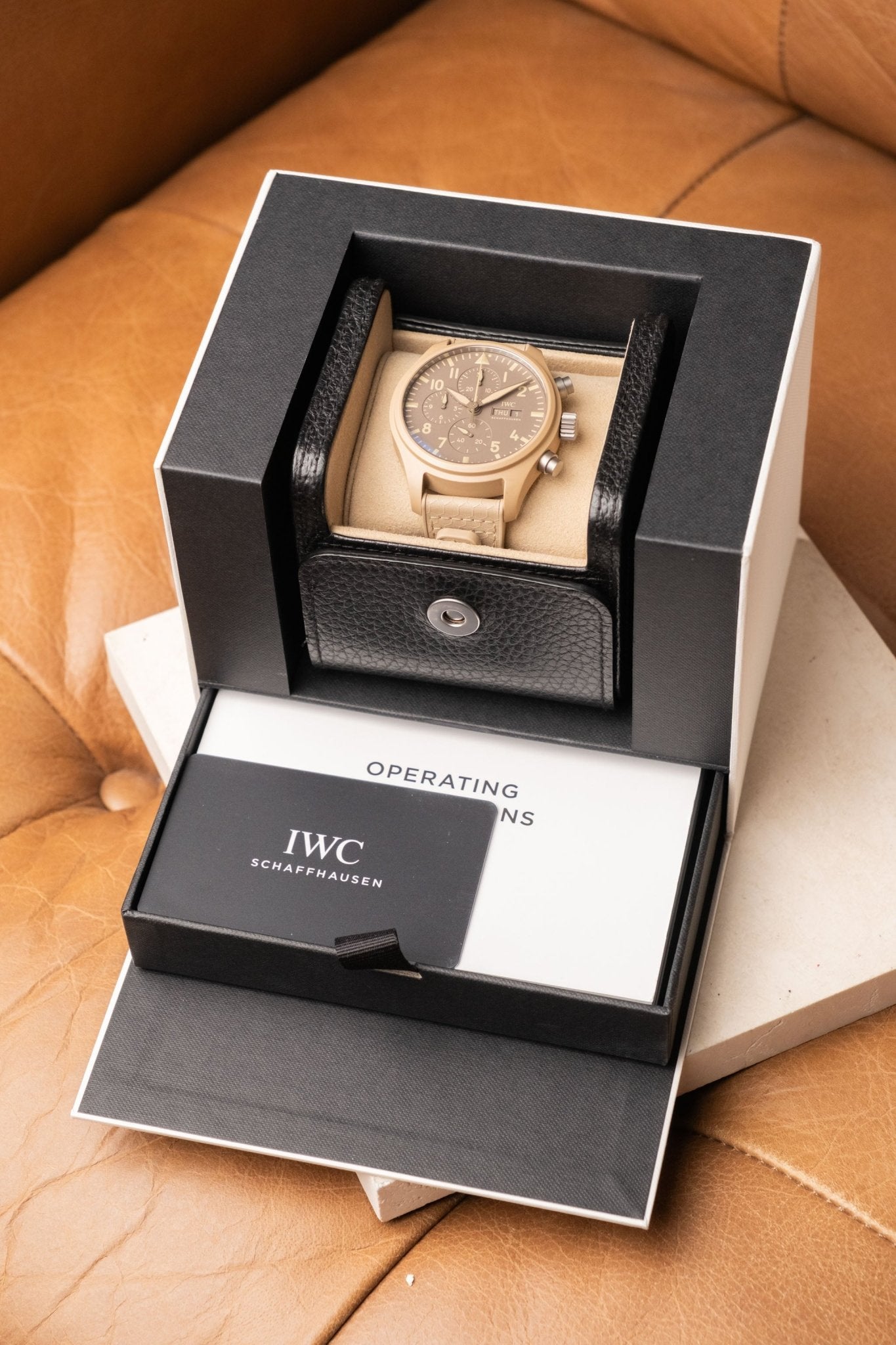 2020 IWC Schaffhausen Pilot Chronograph Top Gun Edition 'Mojave Desert' IW3891-03 - Wristory