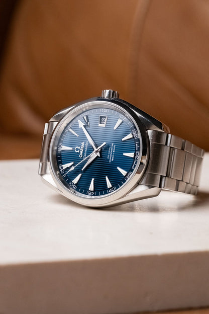 2020 Omega Seamaster Aqua Terra Blue Dial Ref. 23110422103001 - Wristory