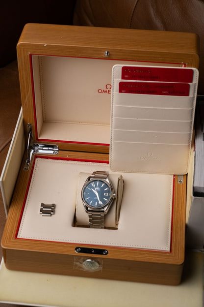 2020 Omega Seamaster Aqua Terra Blue Dial Ref. 23110422103001 - Wristory
