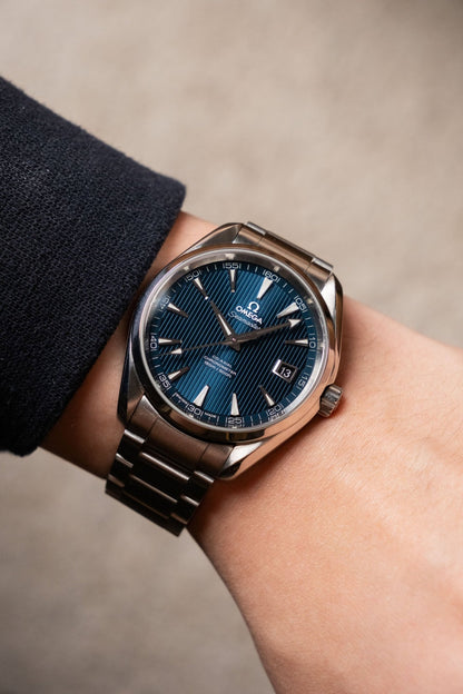 2020 Omega Seamaster Aqua Terra Blue Dial Ref. 23110422103001 - Wristory
