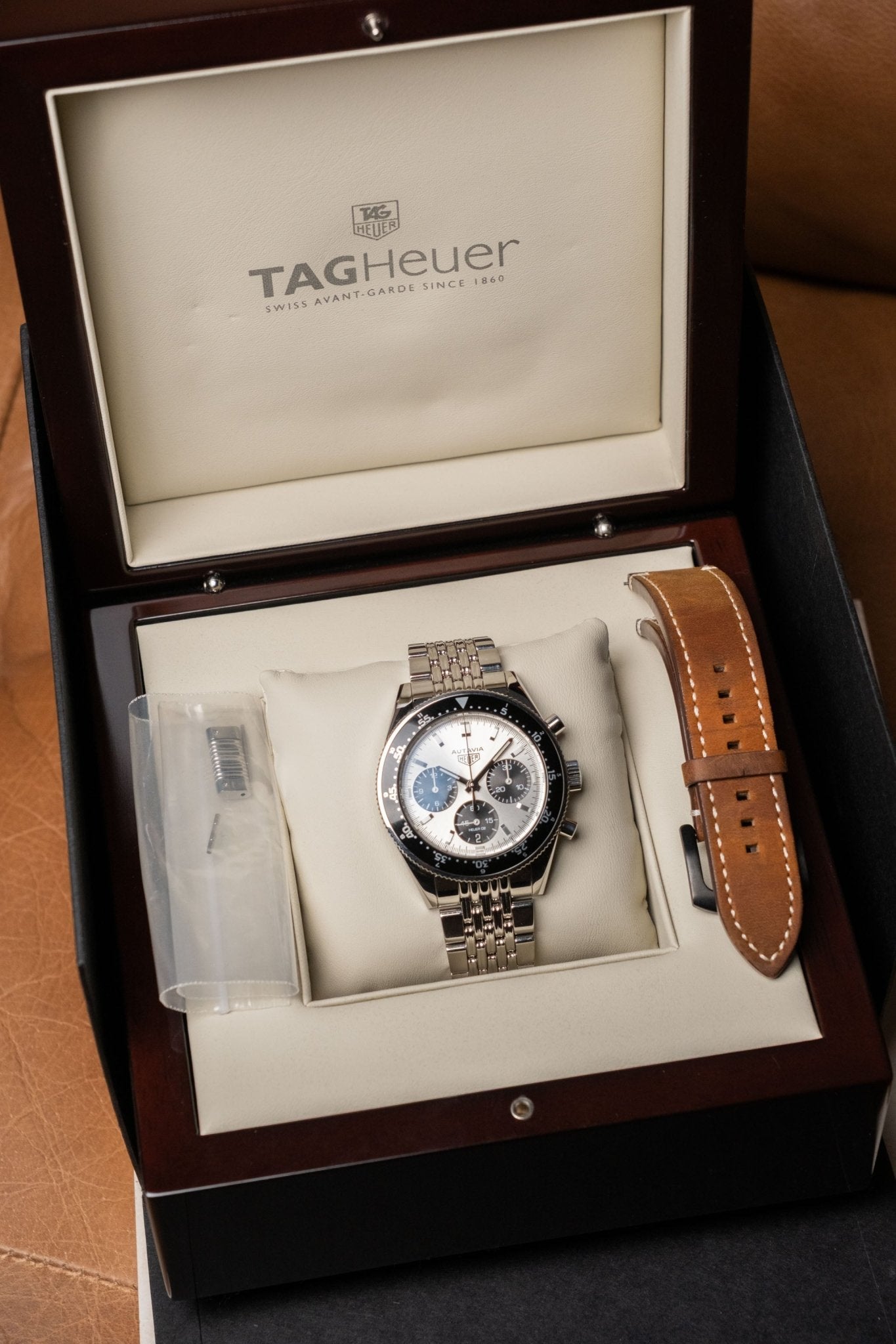 2020 TAG Heuer Autavia “Jack Heuer 85th Birthday” CBE2111.BA0687 full set box and papers
