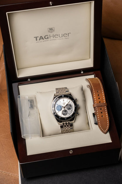 2020 TAG Heuer Autavia “Jack Heuer 85th Birthday” CBE2111.BA0687 full set box and papers