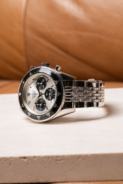 2020 TAG Heuer Autavia “Jack Heuer 85th Birthday” CBE2111.BA0687 dial detail close-up