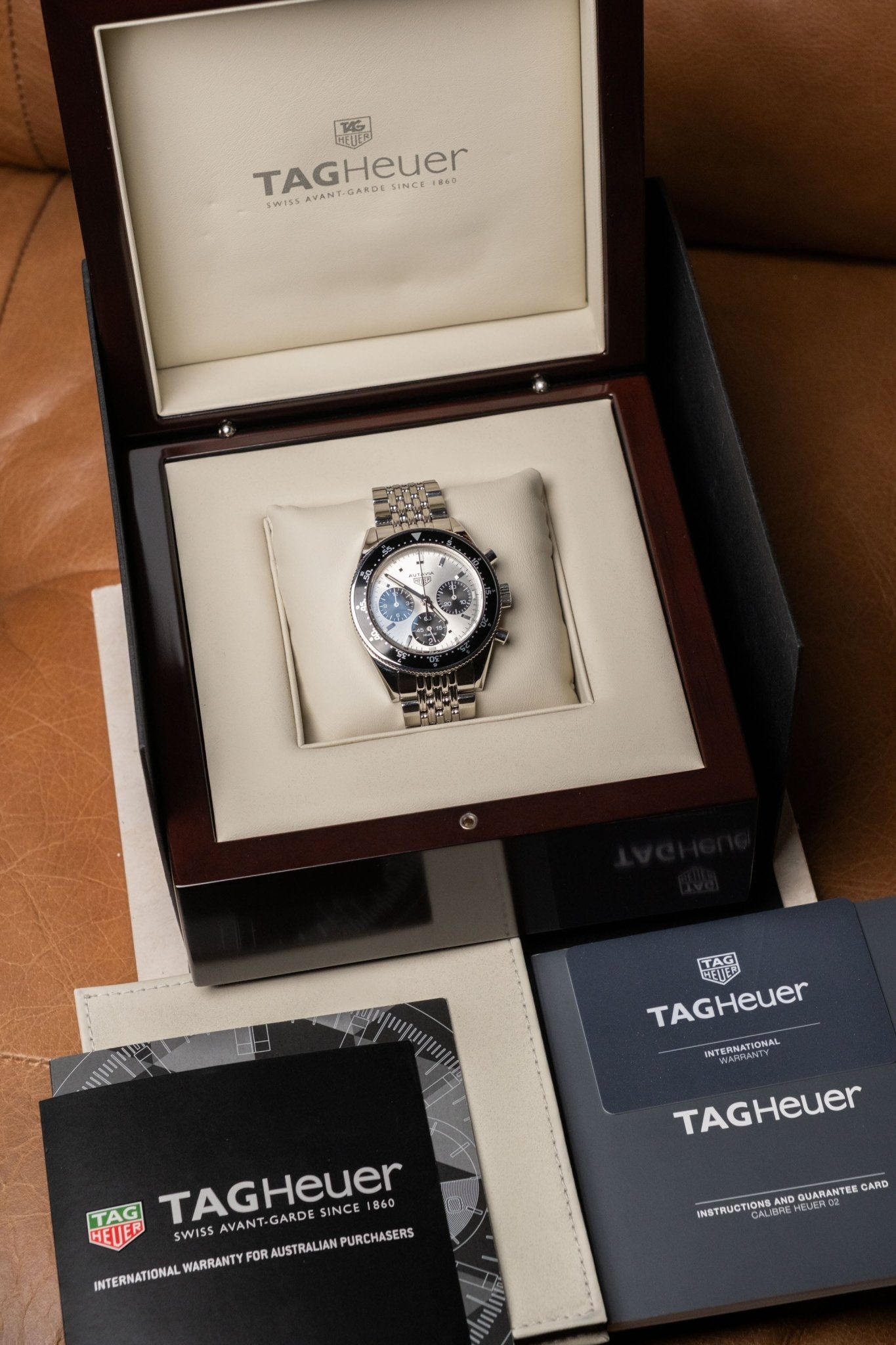 2020 TAG Heuer Autavia “Jack Heuer 85th Birthday” CBE2111.BA0687 full set box and papers