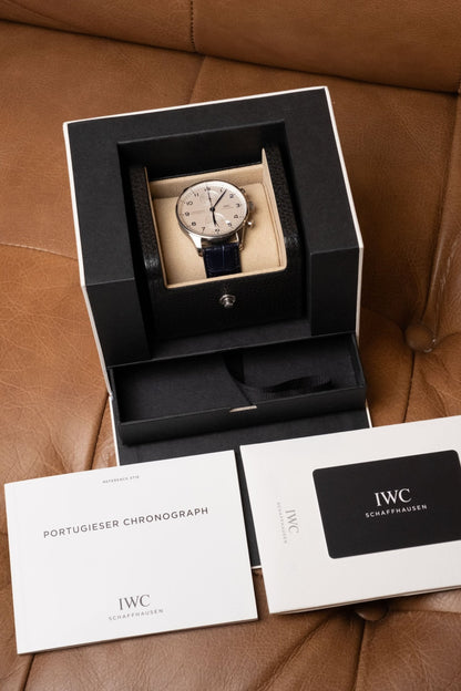 2021 IWC Schaffhausen Portugieser Chronograph full set box and papers