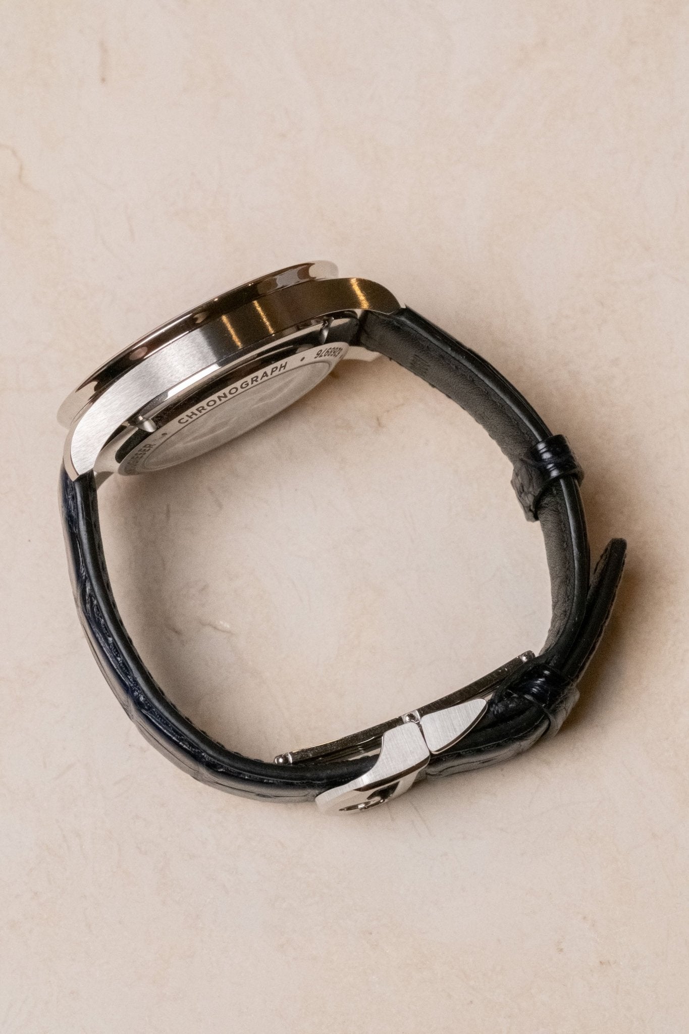 2021 IWC Schaffhausen Portugieser Chronograph case profile side view