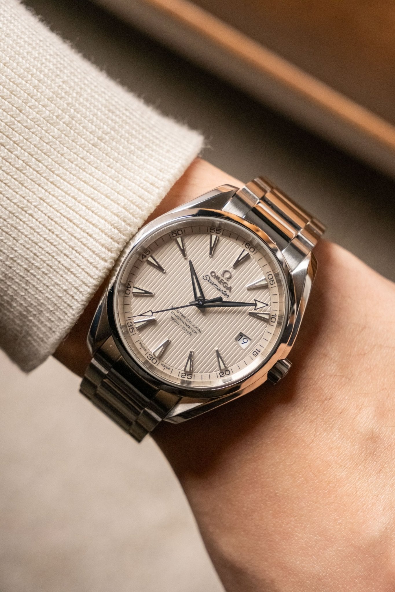 2021 Omega Aqua Terra Silver Teak Ref. 231.10.42.21.02.003 - Wristory