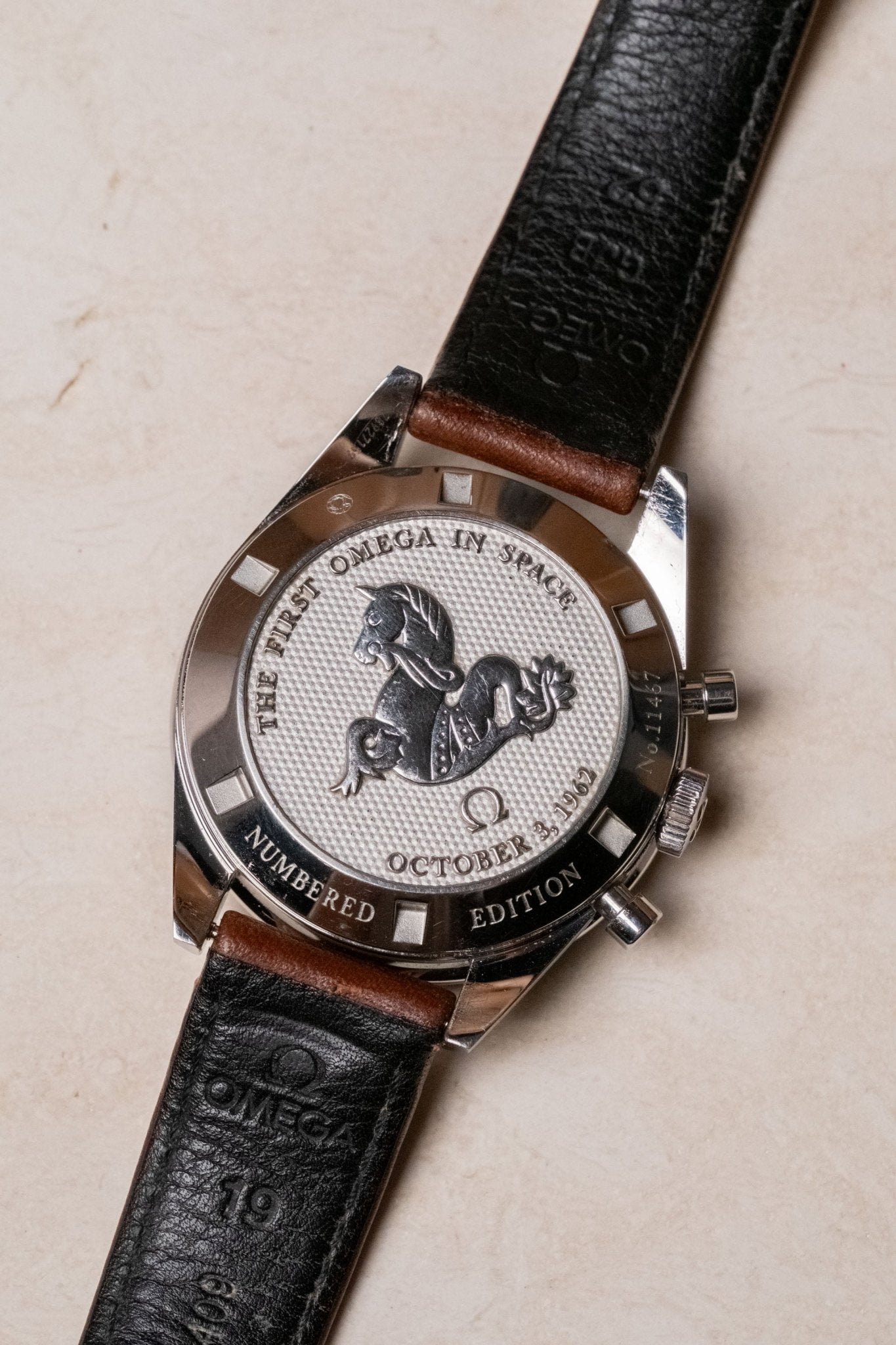 2021 OMEGA First Omega in Space “FOIS” 311.32.40.30.01.001 caseback view