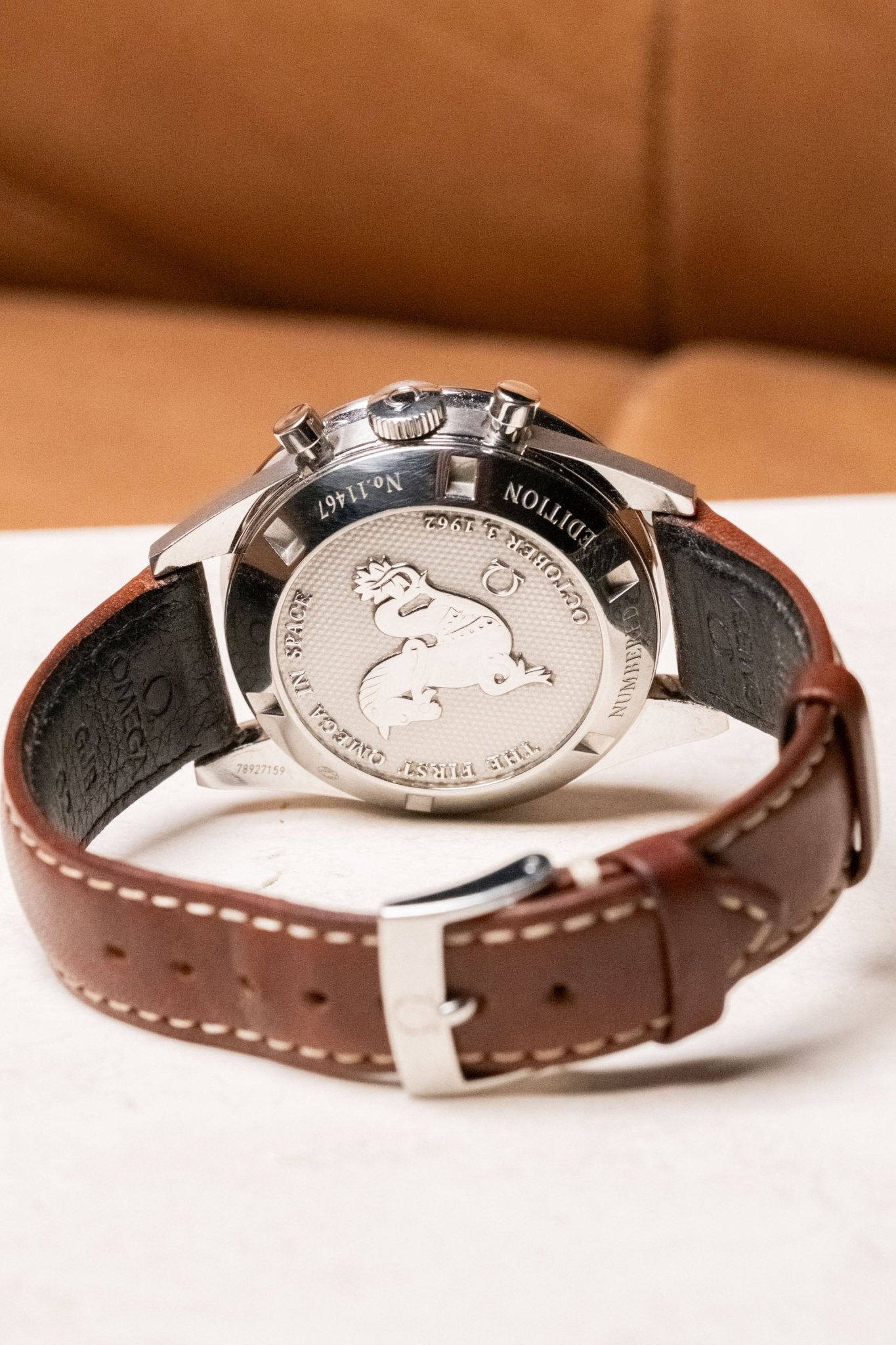 2021 OMEGA First Omega in Space “FOIS” 311.32.40.30.01.001 caseback view