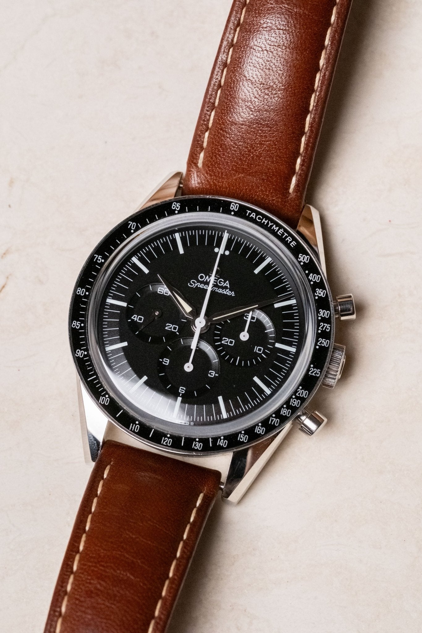 2021 OMEGA First Omega in Space “FOIS” 311.32.40.30.01.001 dial detail close-up