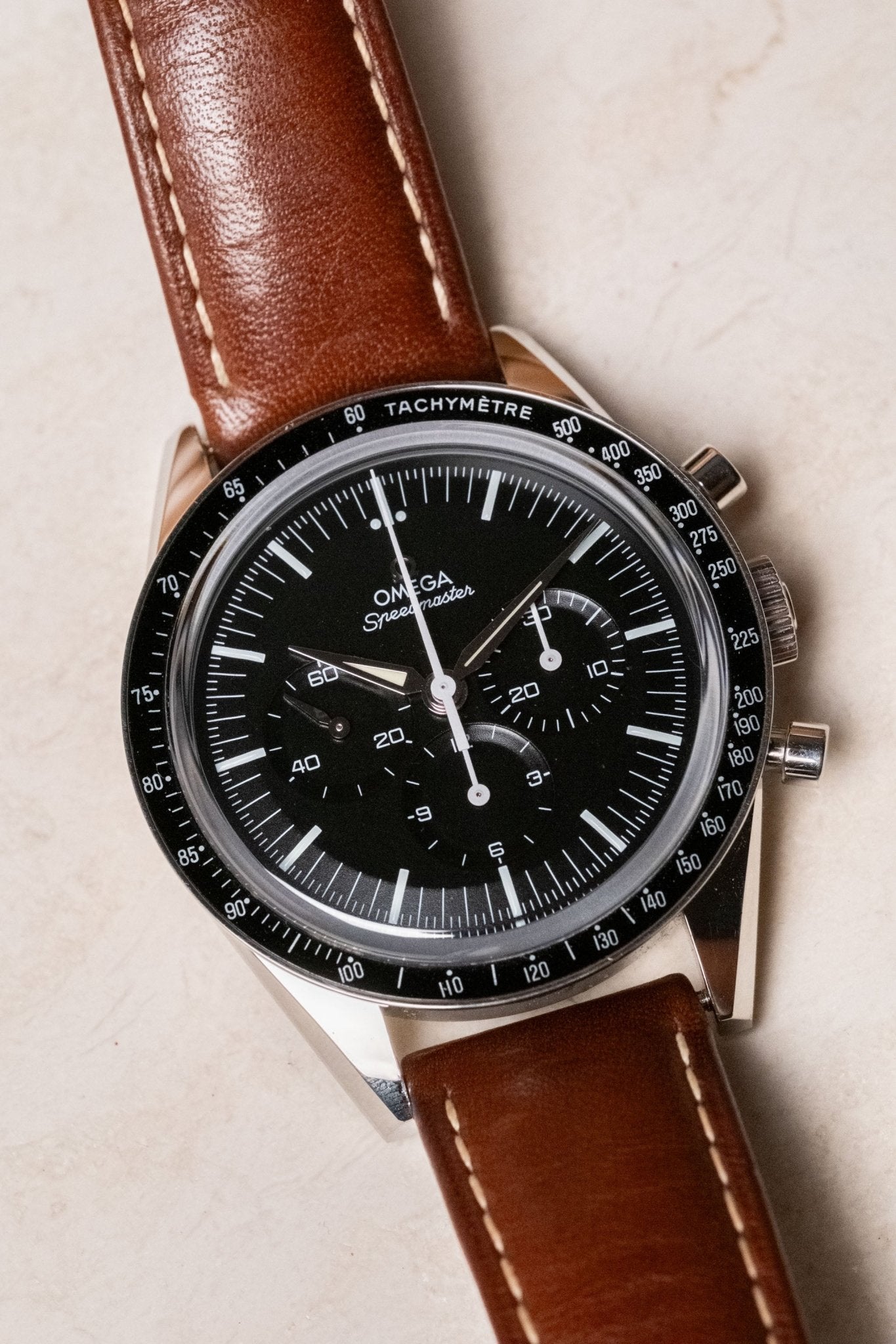 2021 OMEGA First Omega in Space “FOIS” 311.32.40.30.01.001 dial detail close-up