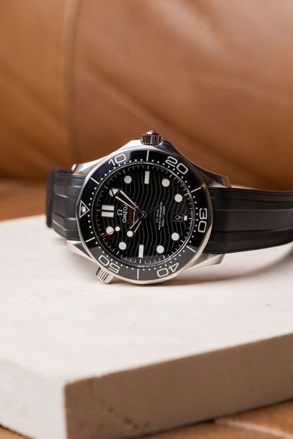 2021 Omega Seamaster Diver 300 M Black Dial Ref. 210.32.42.20.01.001 - Wristory