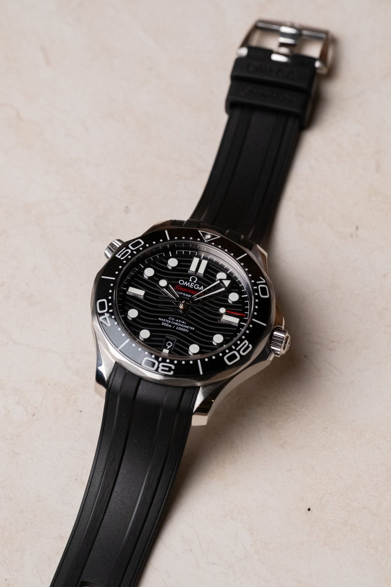 2021 Omega Seamaster Diver 300 M Black Dial Ref. 210.32.42.20.01.001 - Wristory