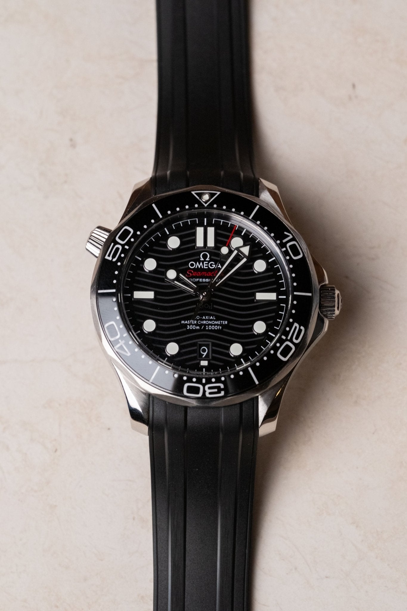 2021 Omega Seamaster Diver 300 M Black Dial Ref. 210.32.42.20.01.001 - Wristory