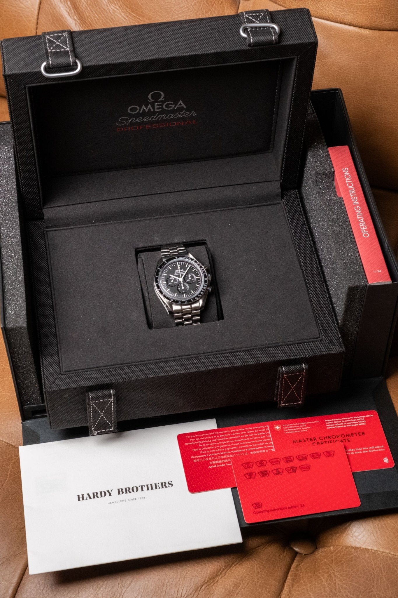 2021 Omega Speedmaster Professional Moonwatch Sapphire Sandwich 310.30.42.50.01.002 full set box and papers