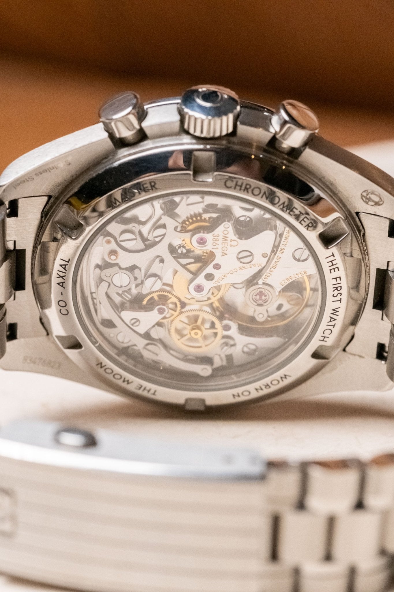2021 OMEGA Speedmaster Professional “Moonwatch” Sapphire Sandwich 310.30.42.50.01.002 caseback view