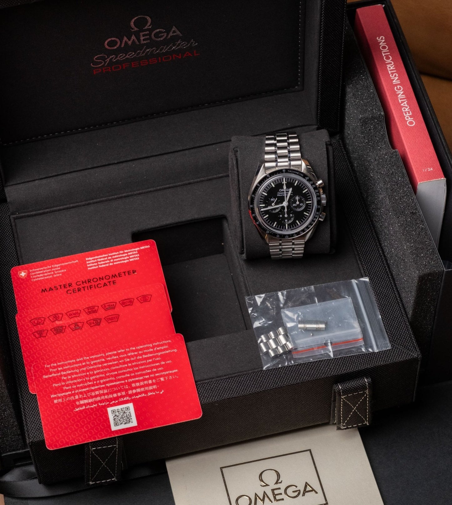 2021 OMEGA Speedmaster Professional “Moonwatch” Sapphire Sandwich 310.30.42.50.01.002 full set box and papers