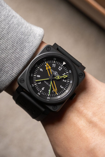 2022 Bell & Ross BR03-92 Radiocompass Limited Edition Ref. BR0392-RCO-CE/SRB - Wristory