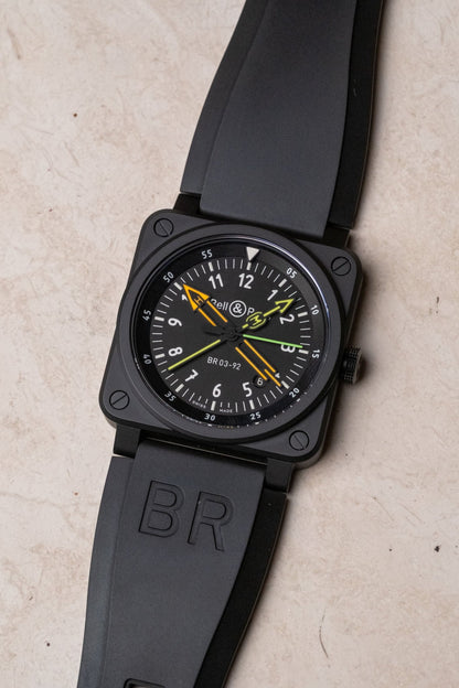 2022 Bell & Ross BR03-92 Radiocompass Limited Edition Ref. BR0392-RCO-CE/SRB - Wristory