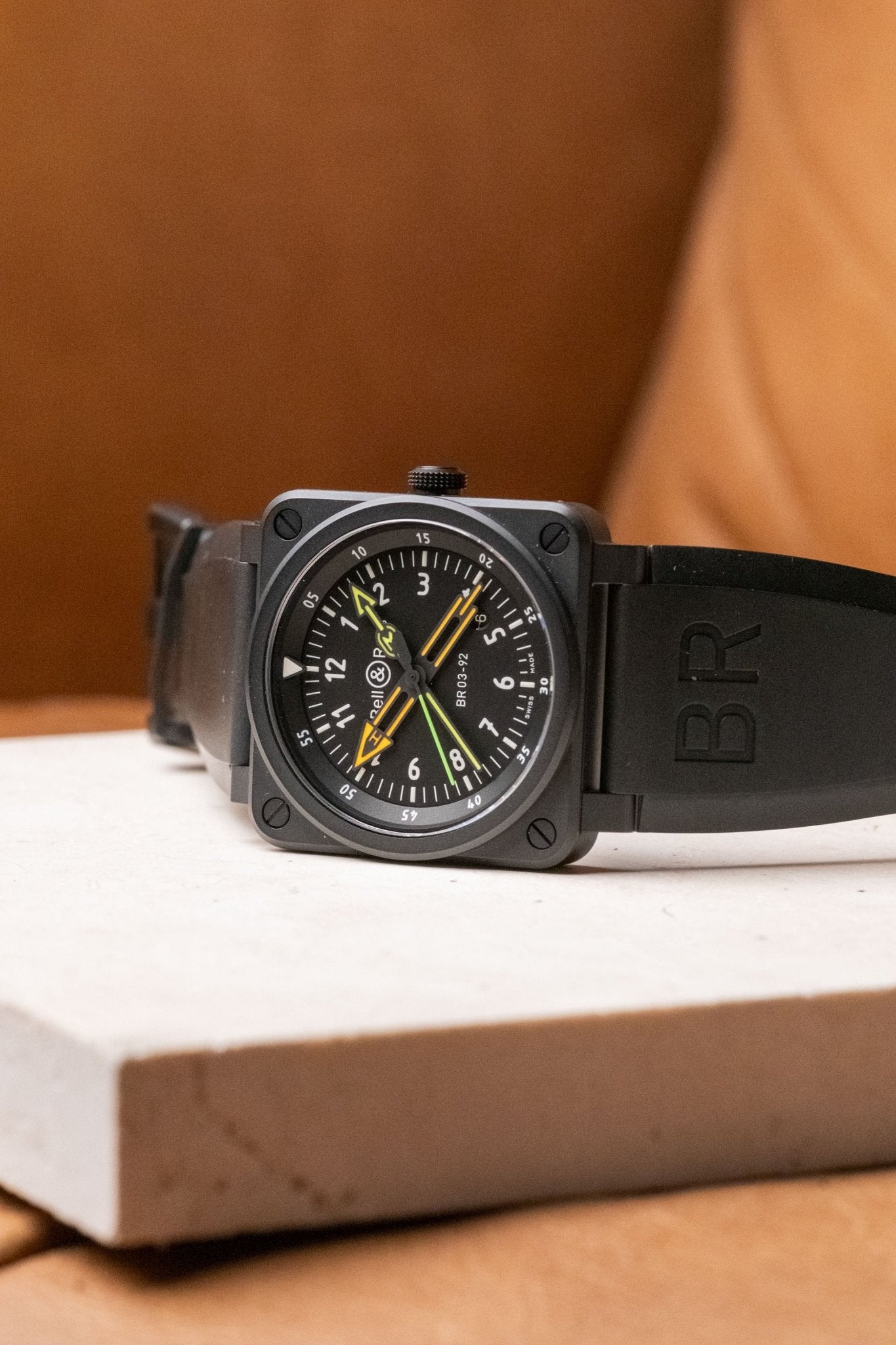 2022 Bell & Ross BR03-92 Radiocompass Limited Edition Ref. BR0392-RCO-CE/SRB - Wristory