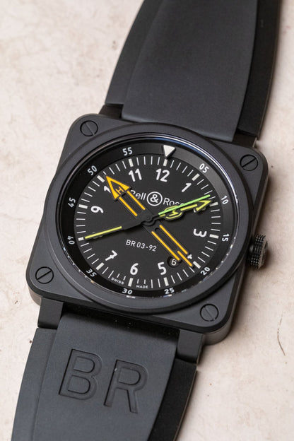 2022 Bell & Ross BR03-92 Radiocompass Limited Edition Ref. BR0392-RCO-CE/SRB - Wristory