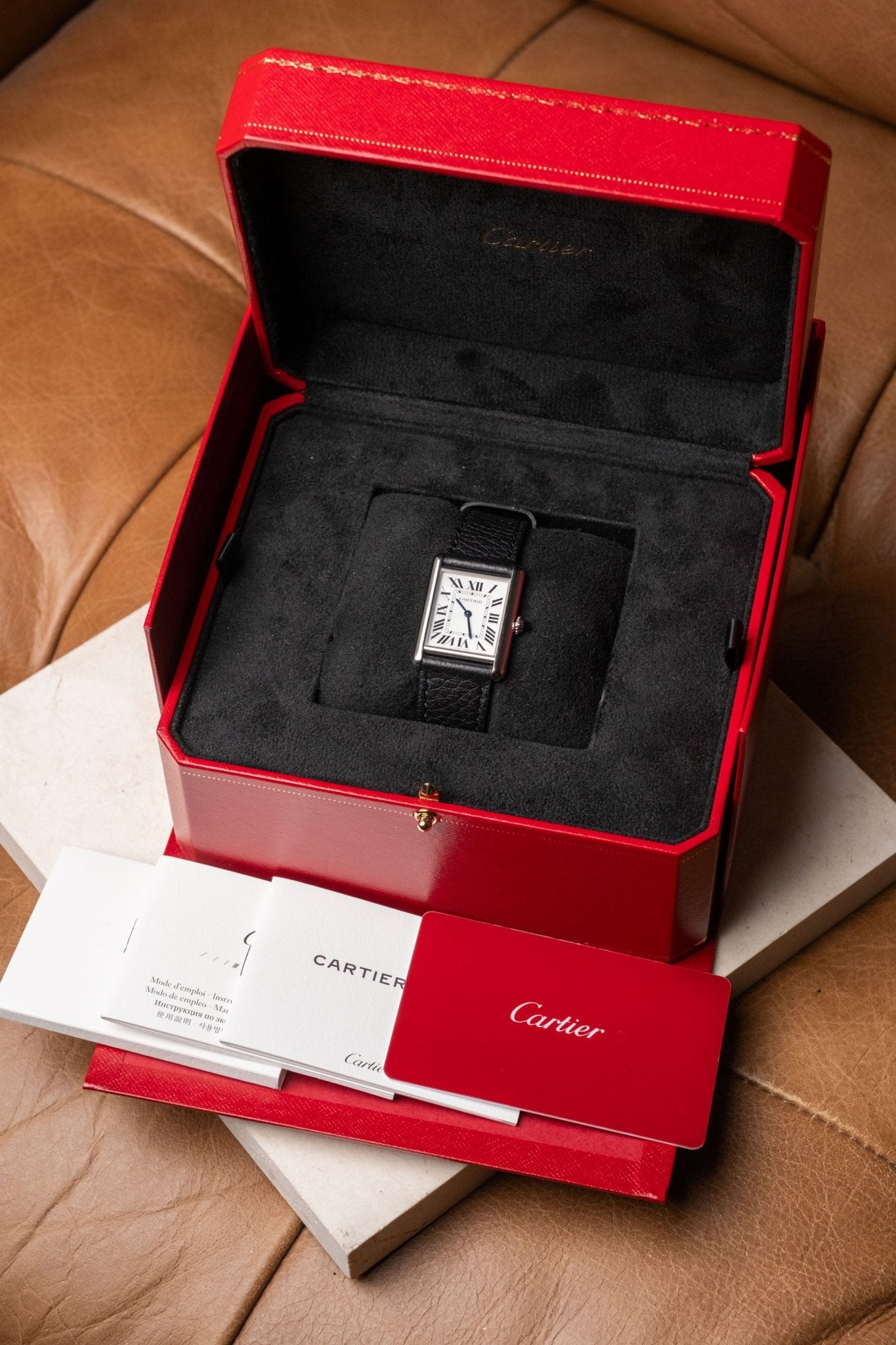 2022 Cartier Tank Must Solarbeat Ref. WSTA0059 - Wristory