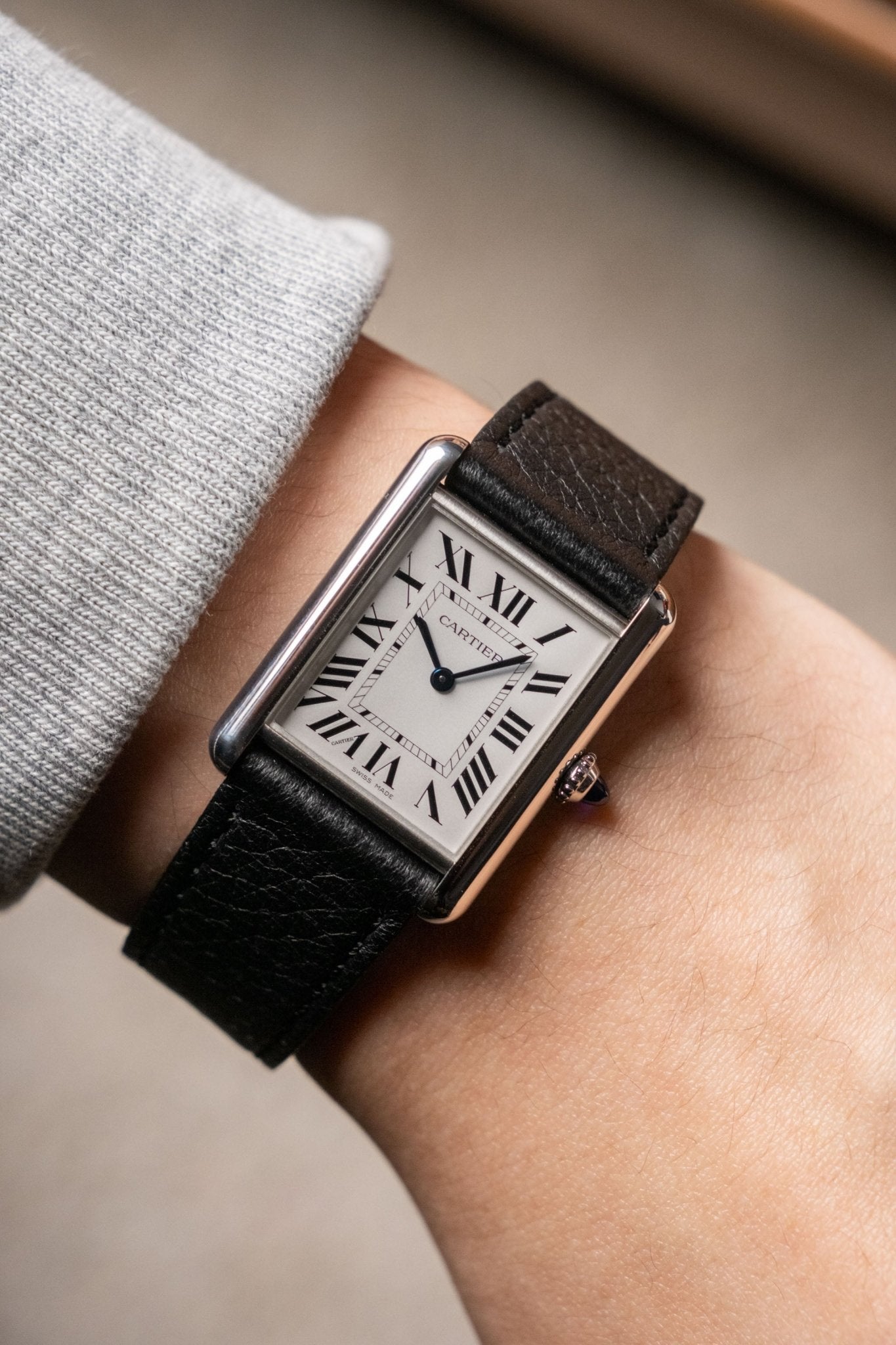 2022 Cartier Tank Must Solarbeat Ref. WSTA0059 - Wristory