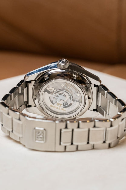 2022 Grand Seiko Heritage Collection GMT Asia Limited Edition SBGJ253 caseback view