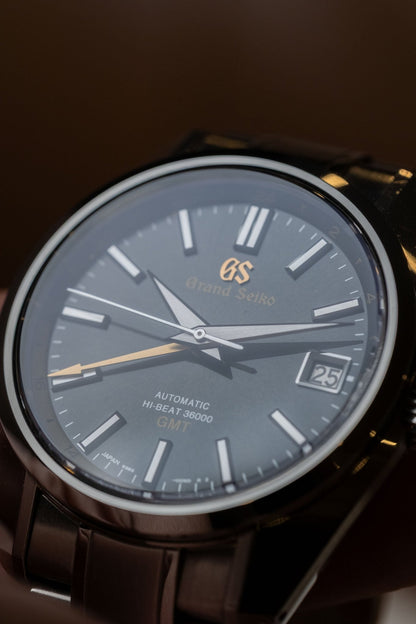 2022 Grand Seiko Heritage Collection GMT Asia Limited Edition SBGJ253 dial detail close-up